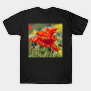 Blooming Poppies T-Shirt